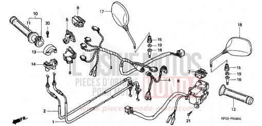 COMMUTATEUR/CABLE FES250X de 1999